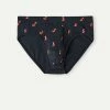Cheapest 🔥 Intimissimi Men Fox Briefs In Stretch Supima® Cotton Midnight Blue Fox Print ⭐